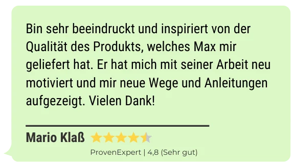 Marios Bewertung für das Newsletter-Starter-Set für Brevo
