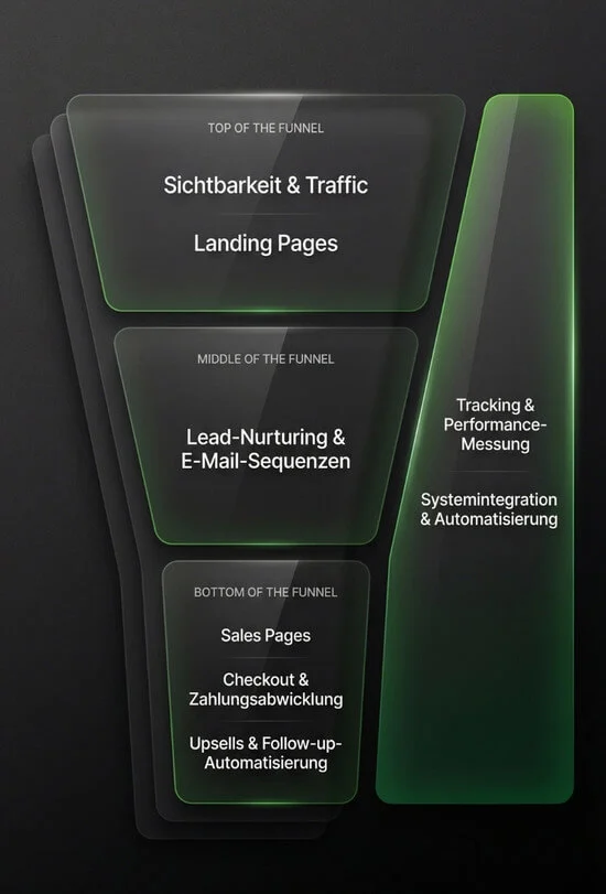 Symbolische Darstellung eines Funnels von Max Fischer
